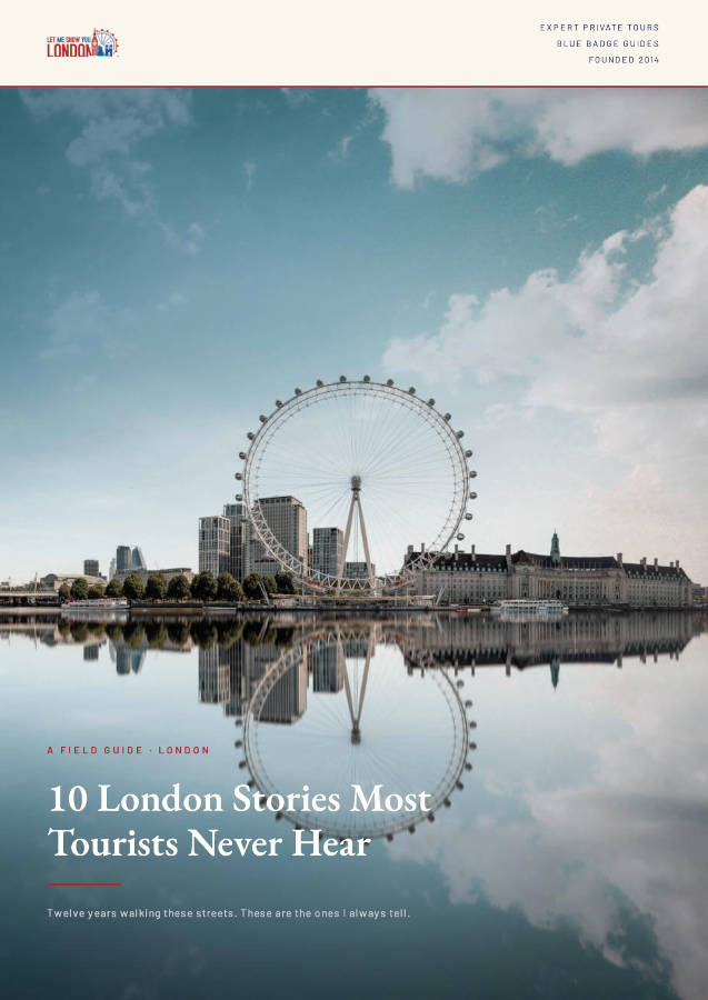 10 London Stories Most Tourists Never Hear field guide cover